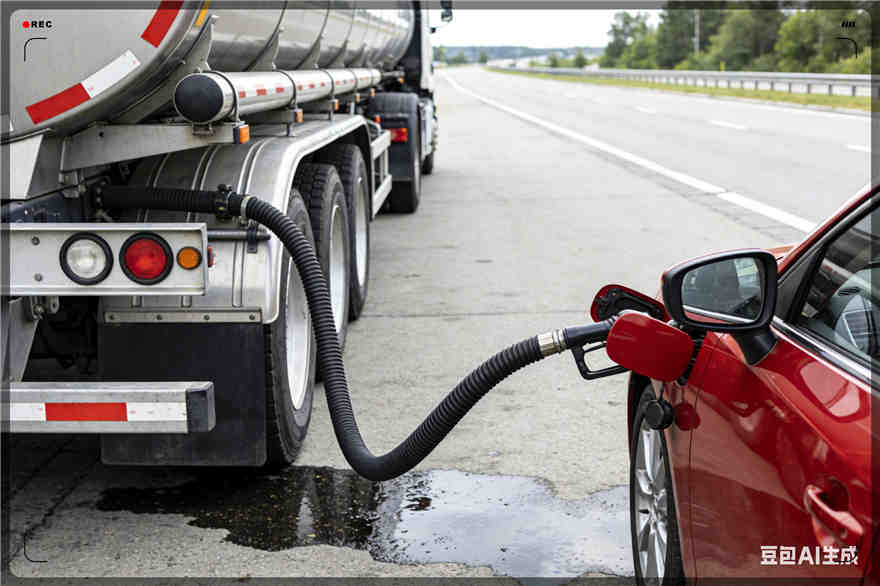 信州区汽车救援送水案例